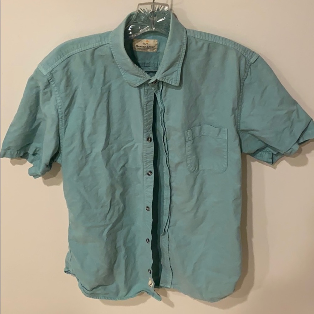Men’s small marine layer button down.